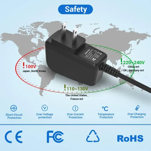 Miniatura 7 de CGGXJP Cargador de 4.3 V compatible con Philips Norelco One Blade Old Model A00390 QP2520 MG3740 QP2521 QP2522 QP2515 MG5700 MG3720 Cable