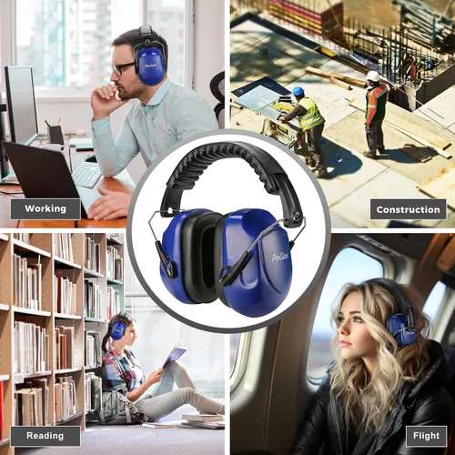 Miniatura 64 de ProCase NRR 28dB Noise Reduction Ear Muffs, Foldable Adjustable Noise Cancelling Headphones