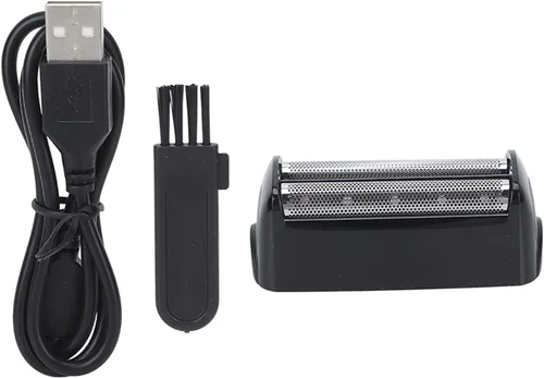 Miniatura 9 de Afeitadoras eléctricas de aluminio, 2 en 1 de doble propósito, bajo ruido, potente motor portátil, afeitadora de peluquería regalos para él
