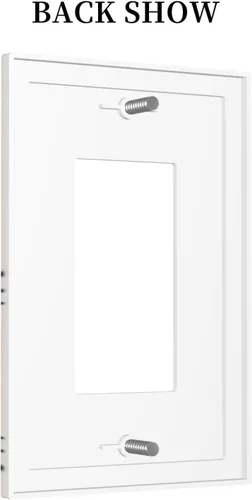 Miniatura 3 de Placa Decorativa de Pared Beige Boho de Mediados de Siglo Sol Abstracto 1-Gang Retro Años 70 Arte Geométrico Moderno con Arco Eléctrico Interruptor