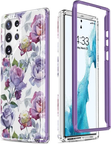 Miniatura 14 de ESDOT - Funda protectora Samsung Galaxy S22, grado militar, resiste caídas de 21 pies, diseño moderno, para mujeres, a prueba de golpes, para Galaxy