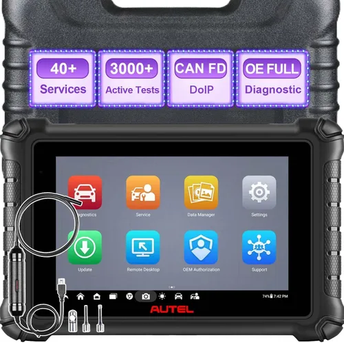 Autel Escáner MaxiCheck MX900 con MV108S - Hasta MK808BT MX808S MX900 MK900 Herramienta de diagnóstico de todos los sistemas, más de 40 servicios,
