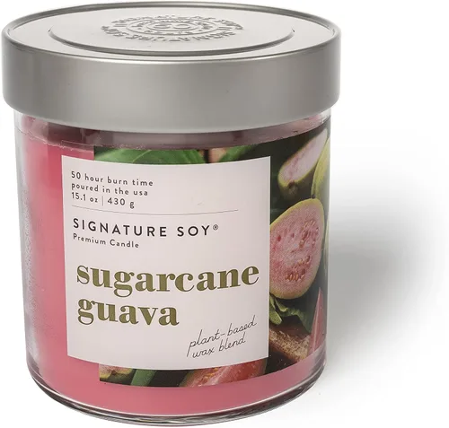 Miniatura 27 de Signature Soy Vela perfumada con tapa de roble de vainilla en tarro grande Roble Vain