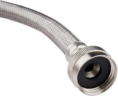 Miniatura 5 de EFIELD - Mangueras de acero inoxidable prémium para lavadora con codo de 90 grados, líneas de suministro de entrada de conexión de agua a prueba