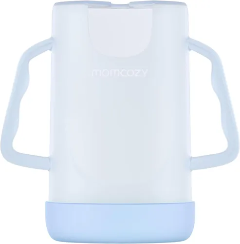Momcozy Soporte para bolsa de bebé sin apretar, soporte para caja de alimentos y jugos para bebés, sin desorden, fácil agarre para autoalimentación,