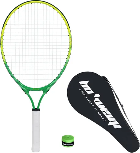 bo'weiqi Raqueta de tenis para niños de 17"-25" para edades de 2-12 años, raqueta de tenis juvenil ligera para niñas y niños, deportes al aire Verde