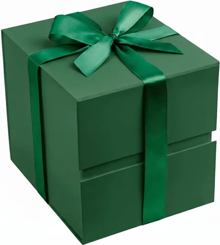 Miniatura 34 de LIFELUM Square Gift Box with Magnetic Lid, Card, Sticker, Ribbon, Shredded Paper Filler for Business, Wedding, Birthdays