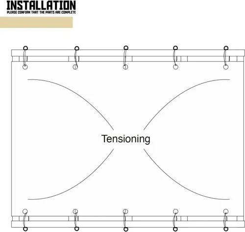 Miniatura 7 de TANG Toldo de pérgola para exteriores, para patio, terraza, porche, patio trasero, cubierta de repuesto universal con ojales espaciados, varillas