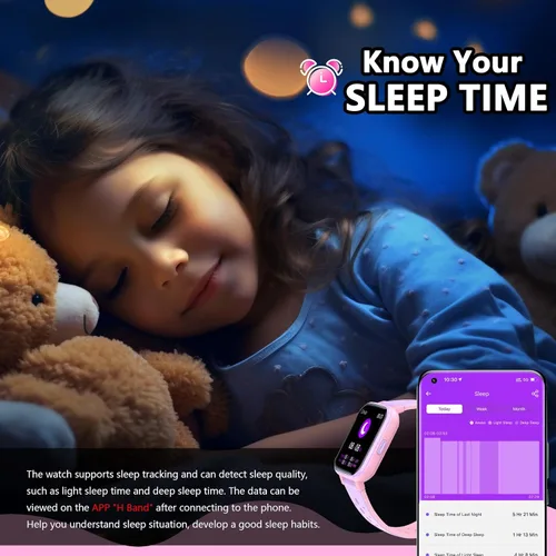Miniatura 5 de Reloj inteligente para niños y adolescentes, no necesita teléfono, rastreador de actividad física para niños y niñas, reloj con 19 modos deportivos