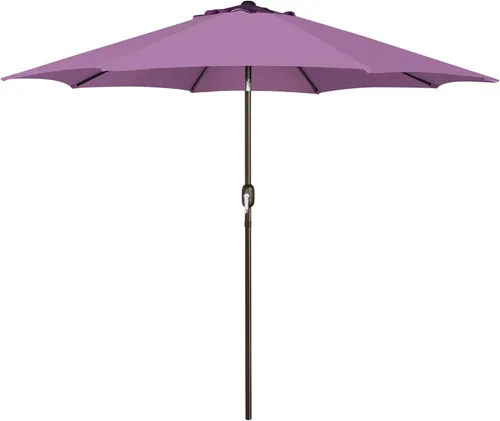 Miniatura 33 de Blissun - Sombrilla de aluminio para patio al aire libre de 9 pies, sombrilla de mesa para exteriores, sombrilla de jardín, sombrilla de mercado