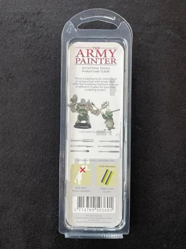 Miniatura 3 de The Army Painter Herramientas de escultura - Juego con tres herramientas de acero inoxidable de doble extremo, herramientas de polímero para modelar