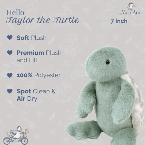 Miniatura 2 de MON AMI Stuffed Animal – Plush Toy, Sealife Animal Gifts for Kids, Ocean Animal Toys for Children