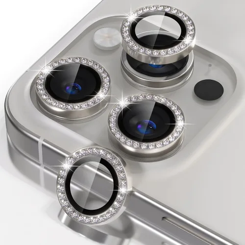 Miniatura 19 de Misea Compatible con iPhone 17 Pro/iPhone 17 Pro Max Protector de Lente de Cámara Brillante, Vidrio Templado 9H Cubierta de Cámara Protector