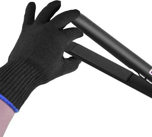 Guantes profesionales resistentes al calor para peinar el cabello, guantes a prueba de calor, guantes de protección térmica para rizar la varita