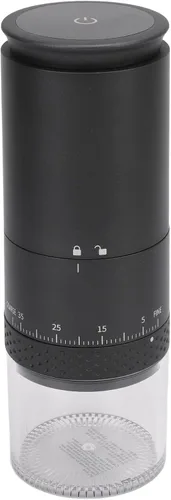 Miniatura 5 de Gavigain Molinillo de café eléctrico, portátil recargable por USB, 38 ajustes de molienda ajustables, diseño compacto, fácil de limpiar
