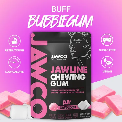 Miniatura 2 de JAWCKO Chicle Ultra-Resistente para Mandíbula Obtén una Mandíbula Más Fuerte y Cuadrada Chicle Duro de Entrenamiento para Mandíbula Fuerza 15X