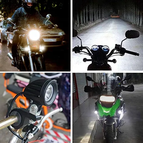 Miniatura 3 de Luces de motocicleta Ourbest, luces antiniebla de 2 pulgadas para motocicleta, tubo de horquilla, luces LED de conducción para moto, ATV, bicicleta