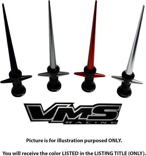 Miniatura 3 de Antena láser de hoja de sable láser negro grande de 5.4 pulgadas en aluminio mecanizado CNC para Ford F150 F-150 F250 F350 F450 F550 F650 1997-2021