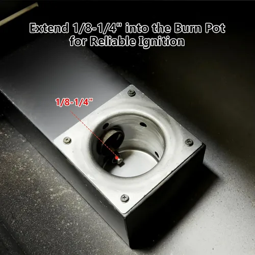 Miniatura 8 de Kit Completo de Actualización para Parrilla - Motor de Barrena 2.0, Ventilador de Inducción, Recipiente de Combustión, Encendedor de Varilla