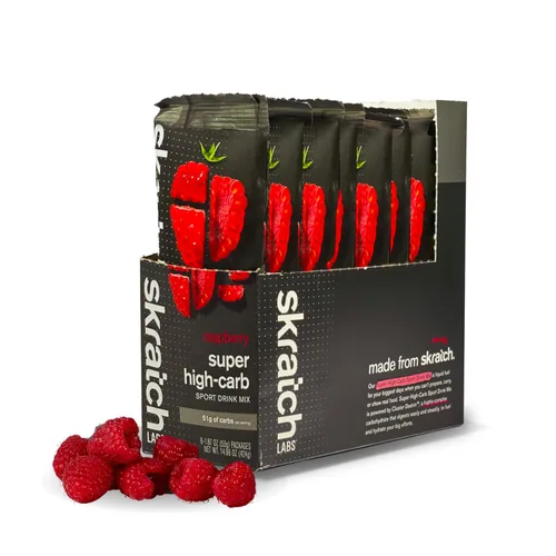 Miniatura 10 de Skratch Labs Polvo de hidratación súper alto en carbohidratos Polvo de carbohidratos con dextrina en racimo y electrolitos Bebida energética
