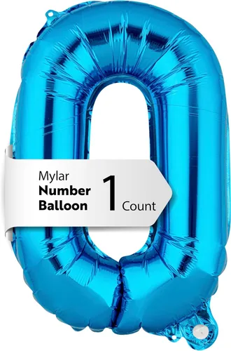 Miniatura 20 de Restaurantware-Balloonify Globo de Número de 16 Pulgadas, 1 Globo Digital para Fiesta - Número 5, Auto-Sellado, Acabado de Mylar de Folio Dorado, Oro