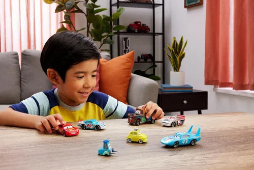 Miniatura 2 de Mattel Disney y Pixar Cars - Vehículos fundidos a presión a escala 1:55, autos de juguete coleccionables, Lightning McQueen