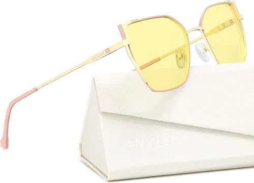 Miniatura 23 de ANYLUV Gafas de luz azul para mujeres y hombres, lentes de bloqueo de luz azul para mujer, anteojos de computadora antifatiga ocular