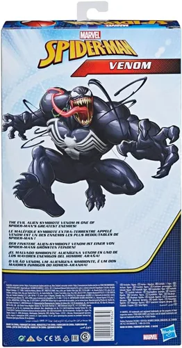 Miniatura 5 de Marvel Titan Hero Series Figura de acción de Venom de lujo, juguete coleccionable de 12 pulgadas, para niños a partir de 4 años