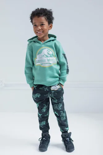 Miniatura 5 de Jurassic World Sudadera con capucha de forro polar para niñas de dinosaurio a niño grande
