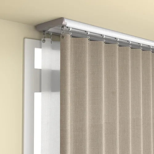 Miniatura 10 de Riel Silencioso para Cortinas Montaje en Techo 6'/8'/10'/12'/15', Ancho 1.7" Riel de Aluminio Blanco para Cortinas, Juego de Rieles para Cortinas