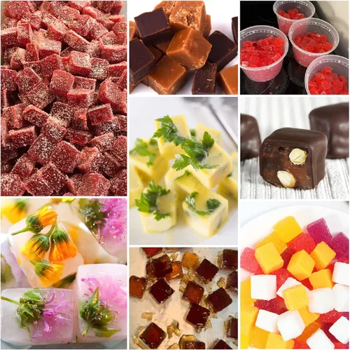 Miniatura 7 de AIERSA Moldes de Silicona para Cubos de Aceite Infusionado con Hierbas, 1 Pieza Bandeja Mini de Dulces Gomitas de 32 Cavidades, Moldes Cuadrados