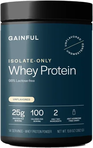 Miniatura 13 de Gainful Everyday Whey Protein en polvo, 23g de proteína por porción, sin sabor, apoya el crecimiento muscular, la recuperación y la nutrición