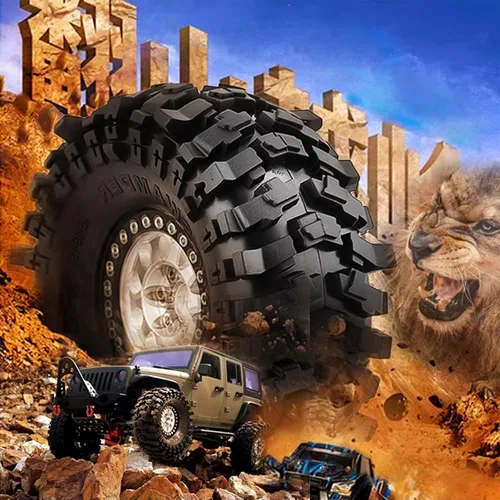 Miniatura 4 de Lifehead - Neumáticos de goma de 1.9 pulgadas para 1/10 RC Crawler Car TRAXXAS TRX4 TRX6 Axial SCX10 90046 90047 SCX10 III AXI03007 Tamiya CC01 D90