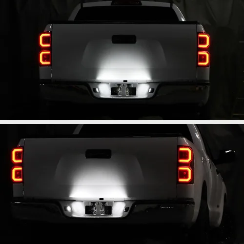 Miniatura 8 de VIPMOTOZ Luz LED completa para placa de matrícula para Toyota Tacoma 2005-2015 y camioneta Tundra 2000-2013, blanco diamante 6000K, reemplazo de 2
