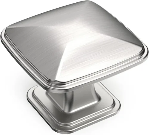Miniatura 11 de Amerdeco K0003MB - Paquete de 10 pomos negros mate para cajones de armario de cocina, pomos de gabinete de cocina, manijas de gabinete de un solo