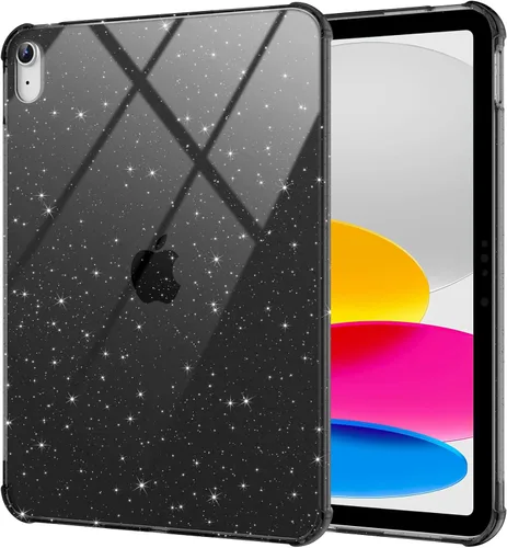 Miniatura 16 de BLOSOMEET Funda transparente para iPad de 9ª/8ª/7ª generación 2021/2020/2019 de 10.2 pulgadas con protector de pantalla de vidrio templado y soporte