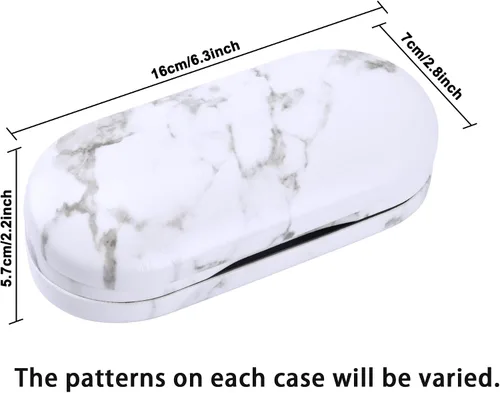 Miniatura 2 de Muf - Estuche portátil 2 en 1 para lentes y lentes de contacto, diseño de doble uso, a prueba de fugas, pinzas y botella con solución incluidas