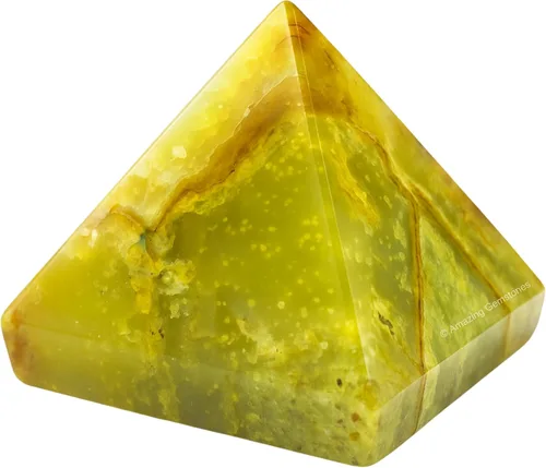 Miniatura 35 de Piedras Curativas de Cristal de Pirámide de Cuarzo Claro de Amazing Gemstone - Figura de Gran Pirámide de 2" de Piedra Natural para Meditación