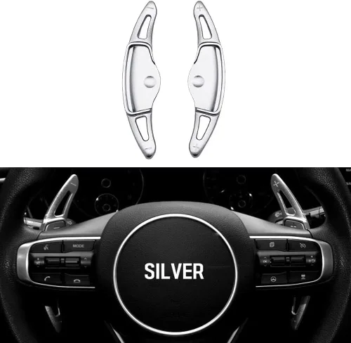 Miniatura 2 de Cubiertas de extensión de aluminio para volante deportivo más grande, compatible con Hyundai Veloster JS N line Elantra N i30 N Series N