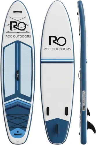 Miniatura 13 de Roc Tabla de remo inflable con accesorios de tabla de remo de SUP de alta calidad, diseño amplio y estable, cubierta antideslizante y cómoda