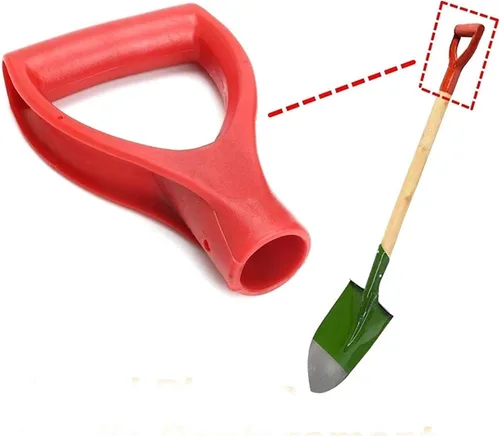Miniatura 6 de Heyiarbeit Pala D Grip Mango de plástico Pala de 32mm/1.26" Diámetro interior Pala de nieve Mango para césped Jardín Excavación Rastrillo