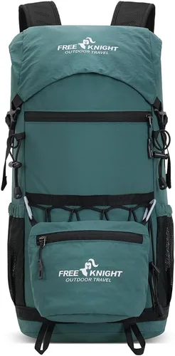 Miniatura 8 de Bseash Mochila de senderismo ligera de 30 L, bolsa de viaje impermeable para deportes al aire libre, mochila para ciclismo, escalada, esquí (caqui)