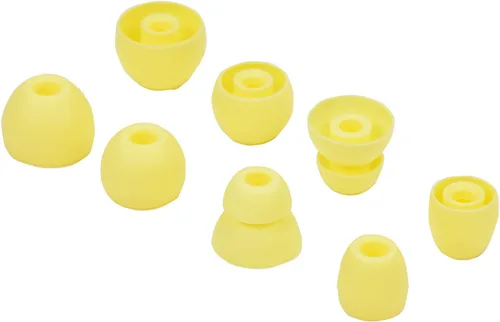 Miniatura 4 de Juego de puntas de auriculares de silicona de repuesto para auriculares inalámbricos Powerbeats Pro Beats, 4 pares (amarillo)