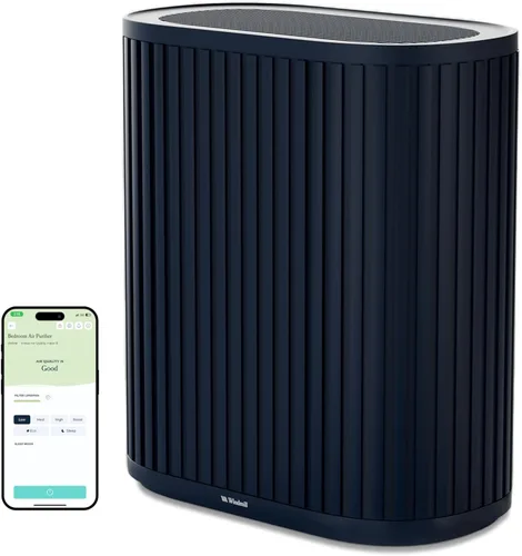 Windmill Purificador de aire para el hogar - Filtración 3 en 1 para humo y más - Filtro HEPA verdadero, carbón activado y prefiltro - Cubre hasta