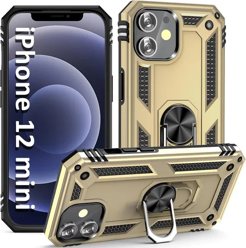 Miniatura 10 de ADDIT i Phone 12 Pro Max - Funda para iPhone 12 Pro Max, con anillo de soporte, soporte ajustable, grado militar, protección resistente, a prueba