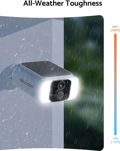 Miniatura 7 de Cámaras de seguridad solares inalámbricas para exteriores 4MP -2.4G y 5G Cámara solar inalámbrica para exteriores, cámaras para seguridad