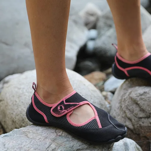 Miniatura 6 de Body Glove Zapatos de agua para mujer (lago, aeróbicos, natación, deportes acuáticos, playa, zapatos de agua para mujer), color negro y azul Oasis