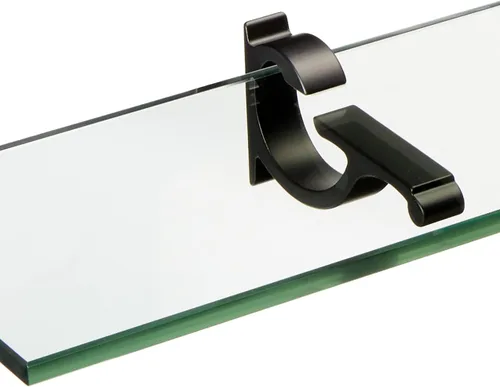 Miniatura 2 de Spancraft Estante de vidrio Monarch de cristal, 4.75 "x 18