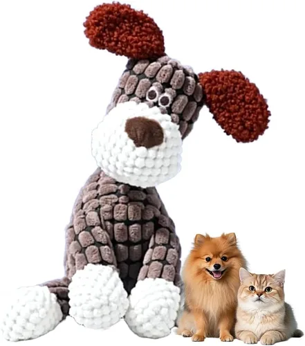 Miniatura 14 de KAMOJI 2026 Nuevos Juguetes para Perros, Bola de Perro Chirriante Recargable con Sonido Hablante, Juguetes de Felpa Indestructibles para Perros