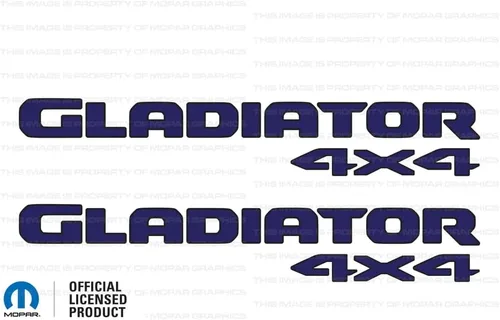 Miniatura 15 de Gladiator - Calcomanías gráficas para cabecera de 4 x 4 para Jeep Wrangler/Gladiator JL/JT (2019-2024) 392 bronce con contorno negro F392BO